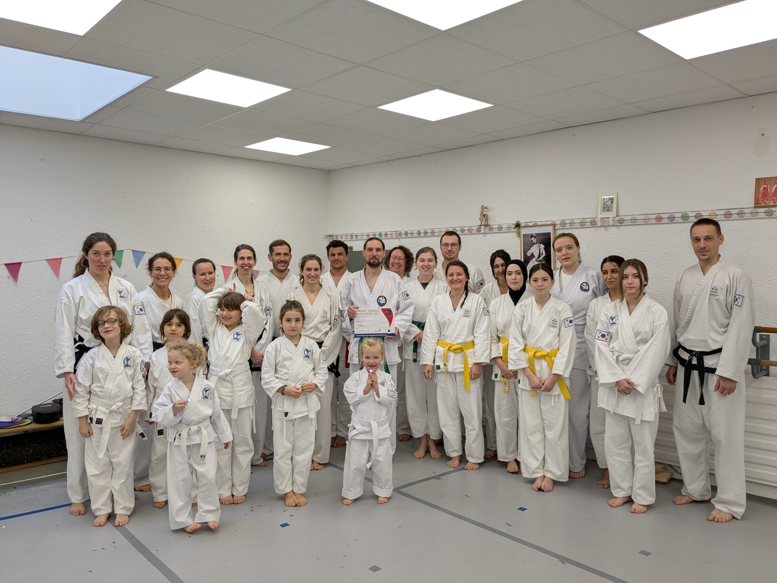 Weihnachtsfeier und Prüfung bei Uiji-Do